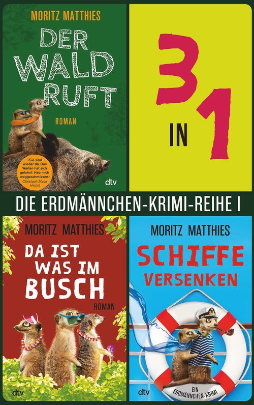 Cover des Buches Die Erdmännchen-Krimi-Reihe I von Moritz Matthies